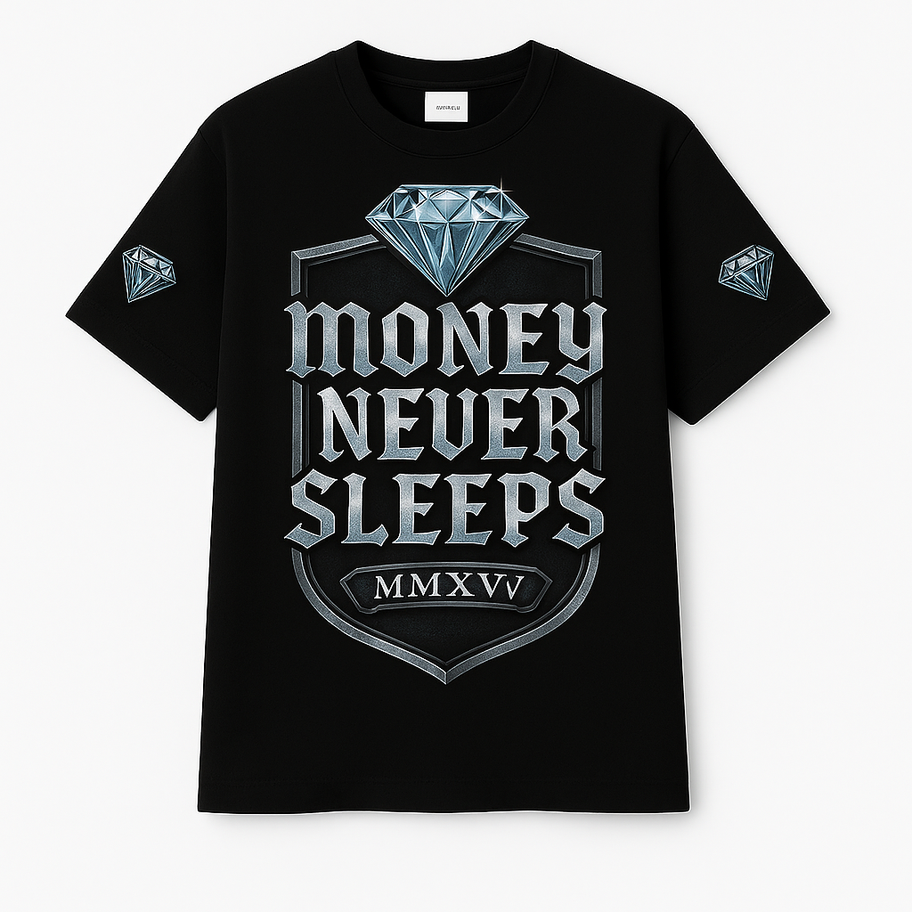 Money Never Sleeps Tee